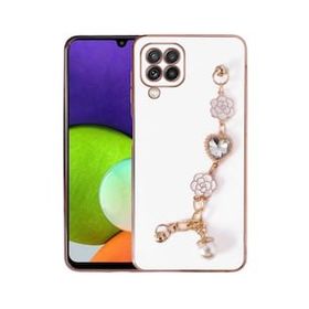 Ceponya Galaxy A22 4G El Tutamaçlı Kamera Korumalı Taka Silikon Kapak Kılıf