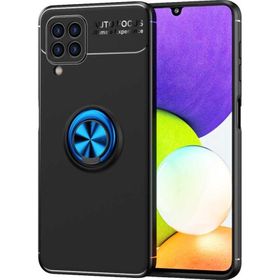 Ceponya Galaxy A22 4g Standlı Yüzüklü Manyetik Silikon Kılıf