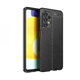 Ceponya Galaxy A23 Deri Desenli Kamera Korumalı Silikon Kılıf