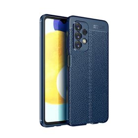 Ceponya Galaxy A23 Deri Desenli Kamera Korumalı Silikon Kılıf