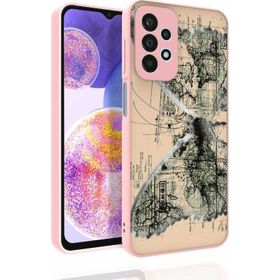 Ceponya Galaxy A23 Desenli Kamera Korumalı Parlak Nora Kapak Kılıf