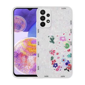 Ceponya Galaxy A23 Desenli Sert Silikon Mumila Kapak Kılıf