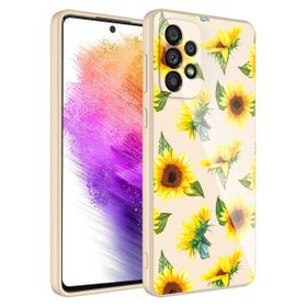 Ceponya Galaxy A23 Kamera Korumalı Desenli Sert Silikon Epoksi Kapak Kılıf