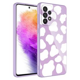 Ceponya Galaxy A23 Kamera Korumalı Desenli Sert Silikon Epoksi Kapak Kılıf