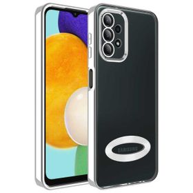 Ceponya Galaxy A23 Kamera Korumalı Logo Gösteren Omega Kapak Kılıf