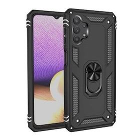 Ceponya Galaxy A23 Yüzüklü Standlı Manyetikli Armor Zırh Kılıf
