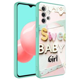 Ceponya Galaxy A32 4g Kamera Korumalı Desenli Sert Silikon Epoksi Kapak Kılıf