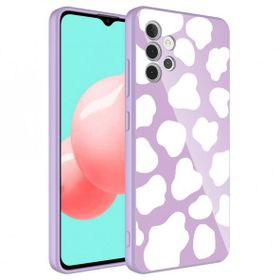 Ceponya Galaxy A32 4g Kamera Korumalı Desenli Sert Silikon Epoksi Kapak Kılıf