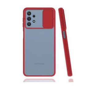 Ceponya Galaxy A32 4G Sürgülü Kamera Koruma Silikon Kılıf