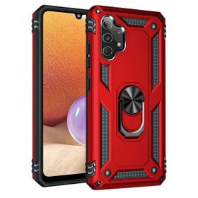 Ceponya Galaxy A32 4G Yüzüklü Standlı Manyetikli Armor Zırh Kılıf
