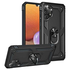Ceponya Galaxy A32 4G Yüzüklü Standlı Manyetikli Armor Zırh Kılıf