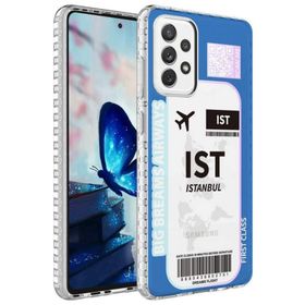 Ceponya Galaxy A33 5g Airbag Kenarlı Renkli Desenli Elegans Silikon Kılıf