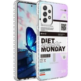 Ceponya Galaxy A33 5g Airbag Kenarlı Renkli Desenli Elegans Silikon Kılıf