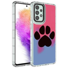 Ceponya Galaxy A33 5g Kamera Çıkıntılı Renkli Desenli Silikon Kılıf