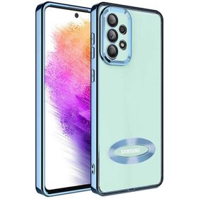 Ceponya Galaxy A33 5G Kamera Korumalı Logo Gösteren Omega Kapak Kılıf