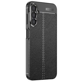 Ceponya Galaxy A34 Deri Desenli Kamera Korumalı Silikon Kılıf