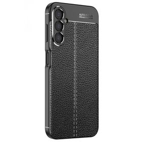 Ceponya Galaxy A34 Deri Desenli Kamera Korumalı Silikon Kılıf