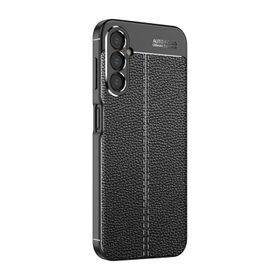 Ceponya Galaxy A34 Deri Desenli Kamera Korumalı Silikon Kılıf