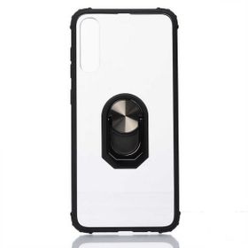 Ceponya Galaxy A50 - A30s Kenarları Renkli Anti Şok Şeffaf Kılıf