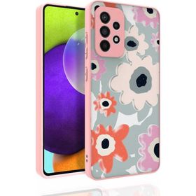 Ceponya Galaxy A52 Desenli Kamera Korumalı Parlak Nora Kapak Kılıf