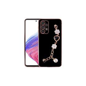 Ceponya Galaxy A52 El Tutamaçlı Kamera Korumalı Taka Silikon Kapak Kılıf