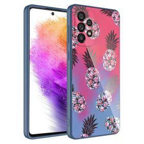 Ceponya Galaxy A52 Kamera Korumalı Desenli Sert Silikon Epoksi Kapak Kılıf