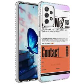 Ceponya Galaxy A53 5g Airbag Kenarlı Renkli Desenli Elegans Silikon Kılıf