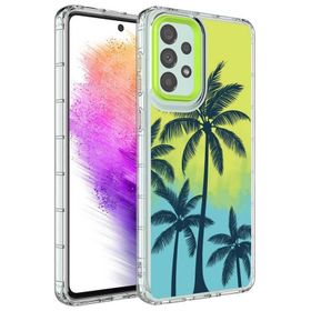 Ceponya Galaxy A53 5g Kamera Çıkıntılı Renkli Desenli Silikon Kılıf