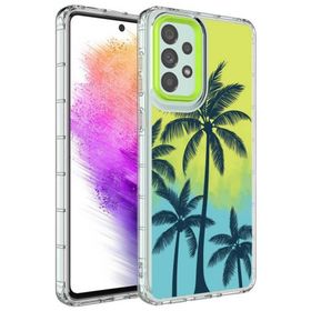 Ceponya Galaxy A53 5g Kamera Çıkıntılı Renkli Desenli Silikon Kılıf