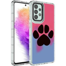 Ceponya Galaxy A53 5g Kamera Korumalı Renkli Desenli Sert Silikon Korn Kapak Kılıf