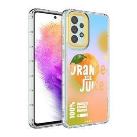 Ceponya Galaxy A53 5g Kamera Korumalı Renkli Desenli Sert Silikon Korn Kapak Kılıf