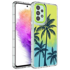 Ceponya Galaxy A53 5g Kamera Korumalı Renkli Desenli Sert Silikon Korn Kapak Kılıf