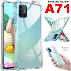 Ceponya Galaxy A71 Köşeleri Airbagli Ultra Koruma Şeffaf Zırh Kılıf