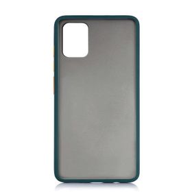 Ceponya Galaxy A71 Yüksek Kenarlı El İzi Yapmayan Mat Transparan Kılıf