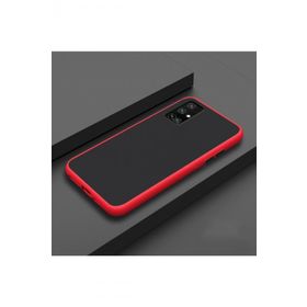 Ceponya Galaxy A71 Yüksek Kenarlı El İzi Yapmayan Mat Transparan Kılıf