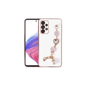 Ceponya Galaxy A72 El Tutamaçlı Kamera Korumalı Taka Silikon Kapak Kılıf