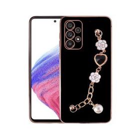 Ceponya Galaxy A72 El Tutamaçlı Kamera Korumalı Taka Silikon Kapak Kılıf