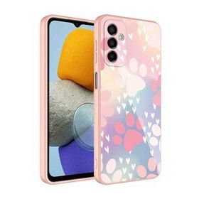 Ceponya Galaxy M23 Kamera Korumalı Desenli Sert Silikon Epoksi Kapak Kılıf