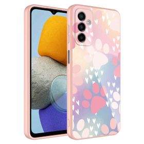 Ceponya Galaxy M23 Kamera Korumalı Desenli Sert Silikon Epoksi Kapak Kılıf
