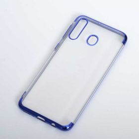 Ceponya Galaxy M30 İnce Köşeleri Renkli Şeffaf Silikon Kılıf