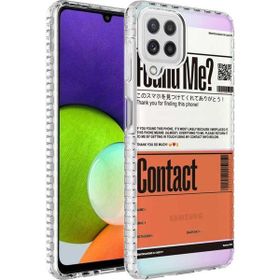 Ceponya Galaxy M32 Airbag Kenarlı Renkli Desenli Elegans Silikon Kılıf
