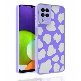 Ceponya Galaxy M32 Desenli Kamera Korumalı Parlak Nora Kapak Kılıf