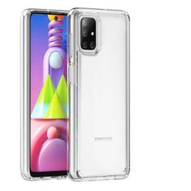 Ceponya Galaxy M51 Darbe Emici Kamera Çıkıntılı Antişok Şeffaf Kılıf
