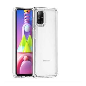 Ceponya Galaxy M51 Darbe Emici Kamera Çıkıntılı Antişok Şeffaf Kılıf