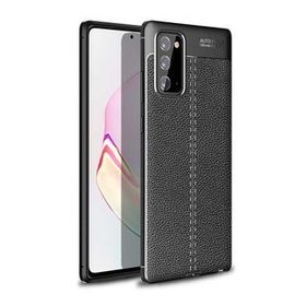 Ceponya Galaxy Note 20 Deri Desenli Kamera Korumalı Silikon Kılıf