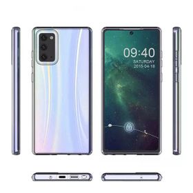 Ceponya Galaxy Note 20 İnce Esnek Şeffaf Süper Silikon Kılıf