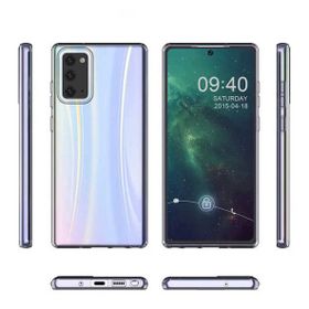 Ceponya Galaxy Note 20 İnce Esnek Şeffaf Süper Silikon Kılıf