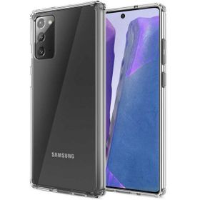 Ceponya Galaxy Note 20 Köşeleri Airbagli Antişok Tamamen Şeffaf Kılıf