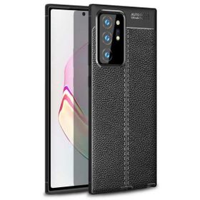 Ceponya Galaxy Note 20 Ultra Deri Desenli Kamera Korumalı Silikon Kılıf