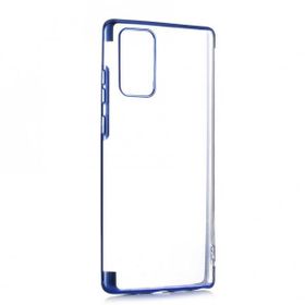 Ceponya Galaxy Note 20 Ultra İnce Köşeleri Renkli Şeffaf Silikon Kılıf